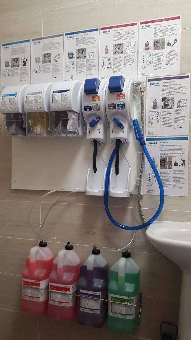 Система дозирования penguin pro для моющих средств